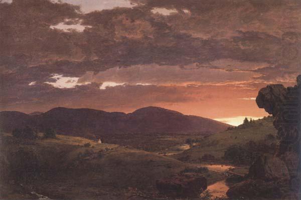 Frederic E.Church Twilight Short Arbiter Twixt Day and Night china oil painting image